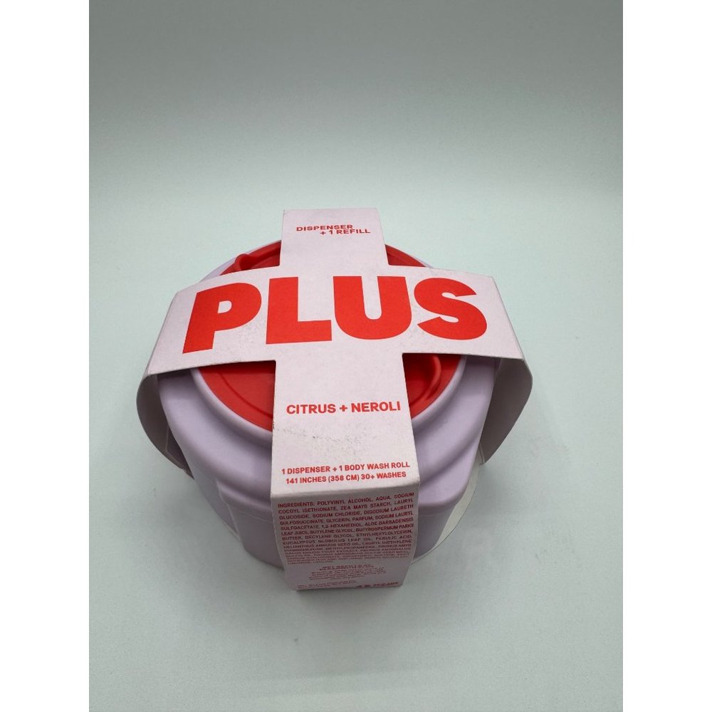 PLUS Summer Refillable Citrus & Neroli Body Wash Dispenser Starter Pack